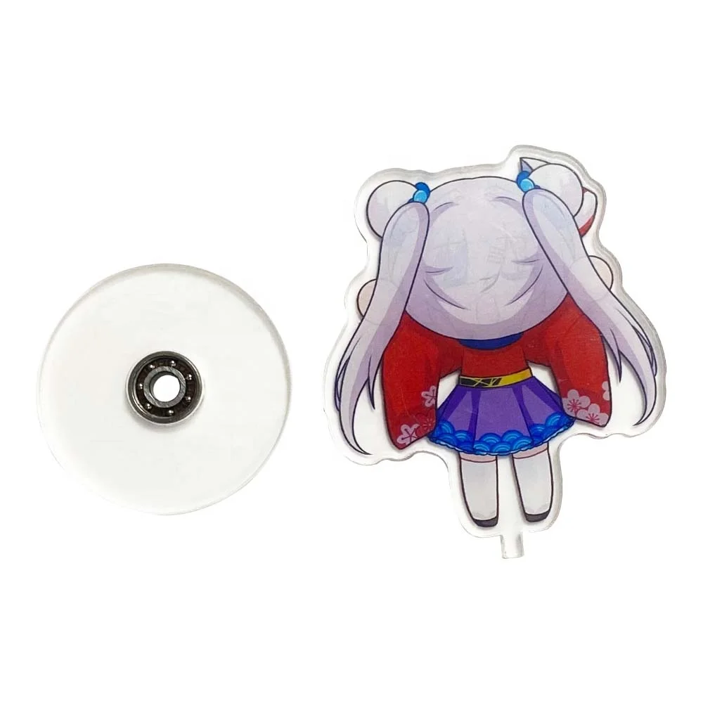 Customized Double-Sided Acrylic Display Stand Cartoon Animation Characters Rainbow Transparent Rolling Acrylic Standee