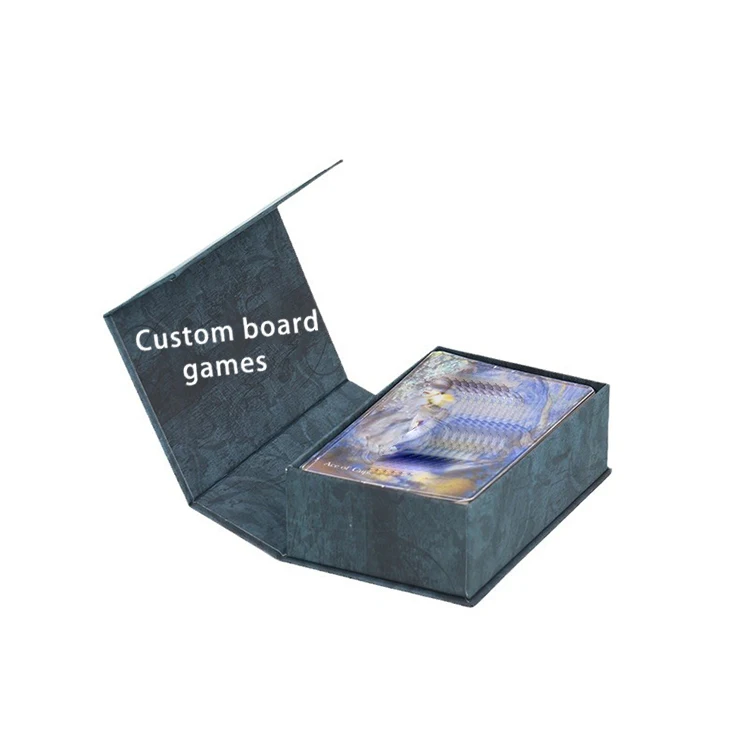 Custom Board Card Printing Deck Personalized Game Cards Party Full Color Game Poker Playing Card With Box