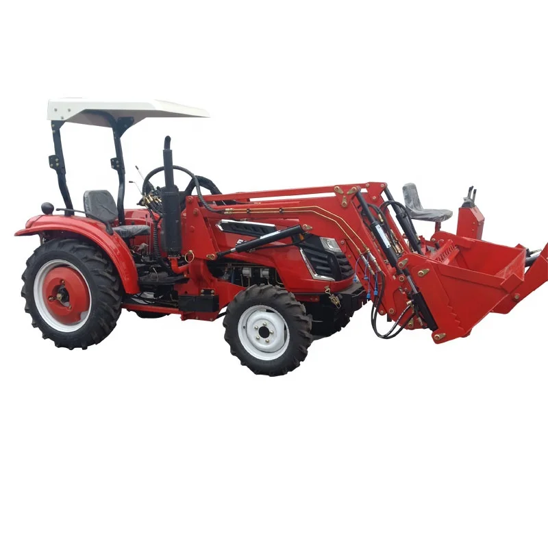 Hot sale factory price compact tractor with 4 in 1 bucket