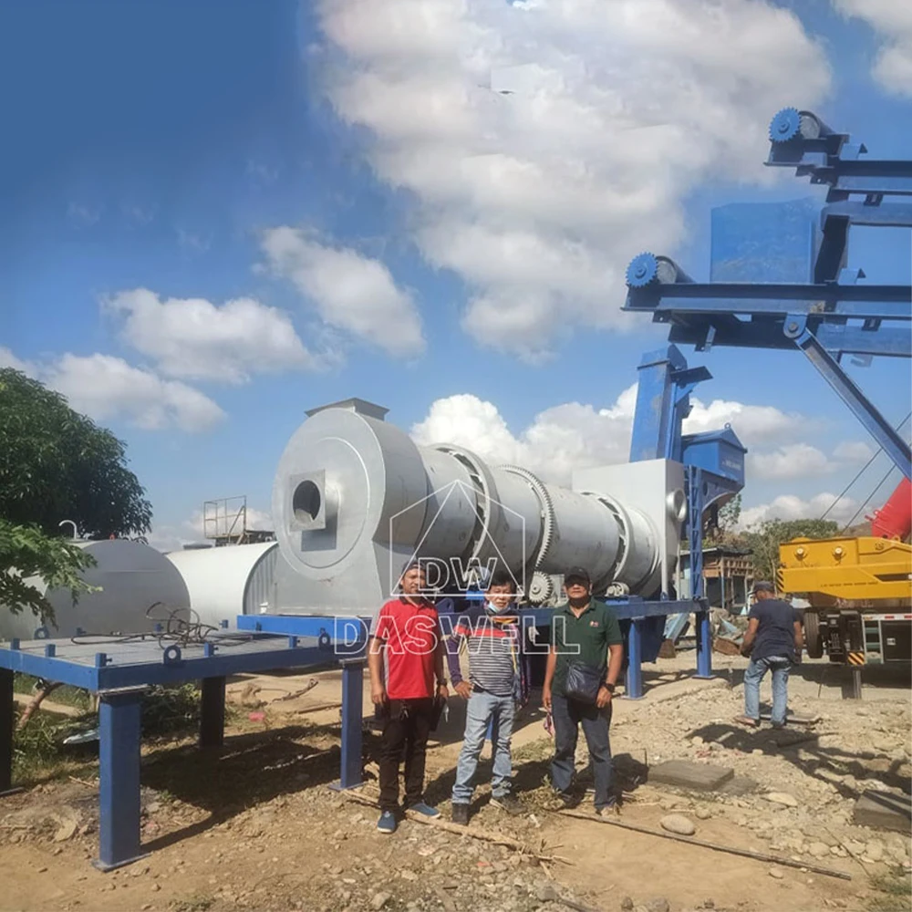 Capacity 60-160tph hot mix asphalt plant mobile asphalt plant forsale