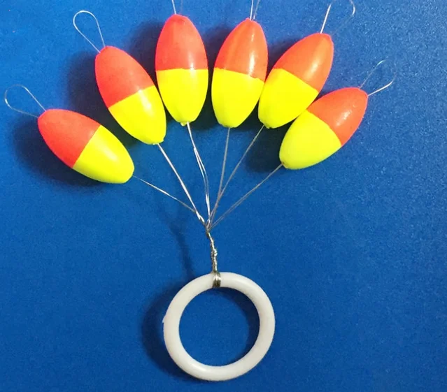 Popular eps beads fishing foam floats fishing stops with rubber stoppers