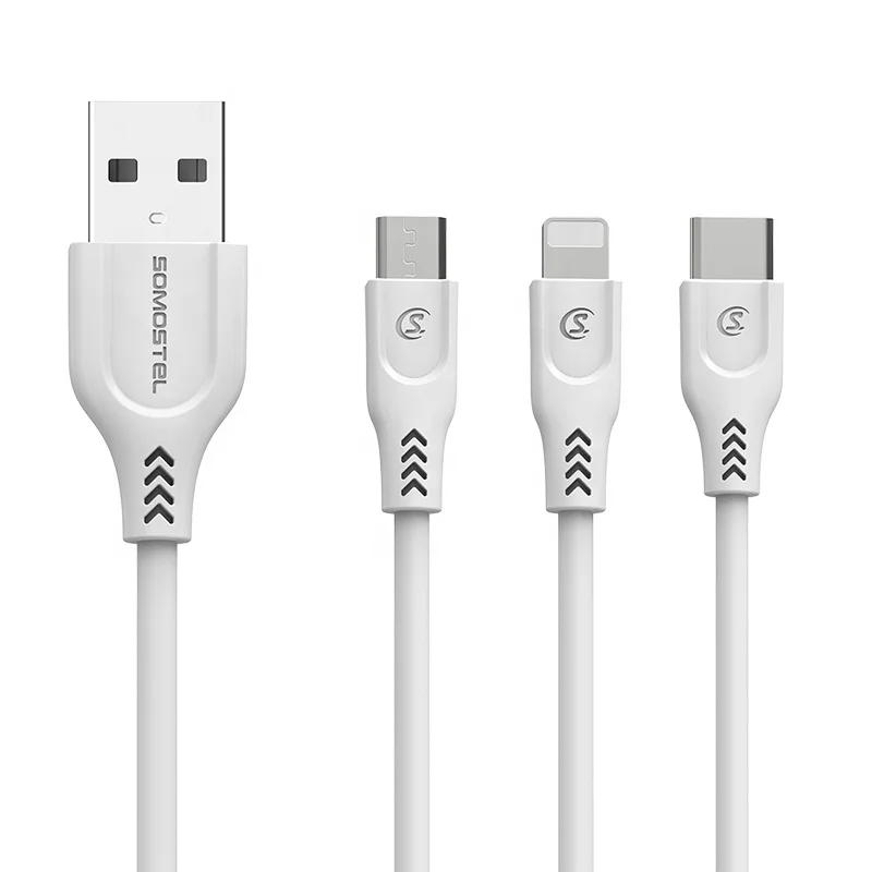 Кабель для быстрой зарядки Somostel 3A Samsung xiaomi кабель передачи данных мобильного телефона Type C USB-кабель