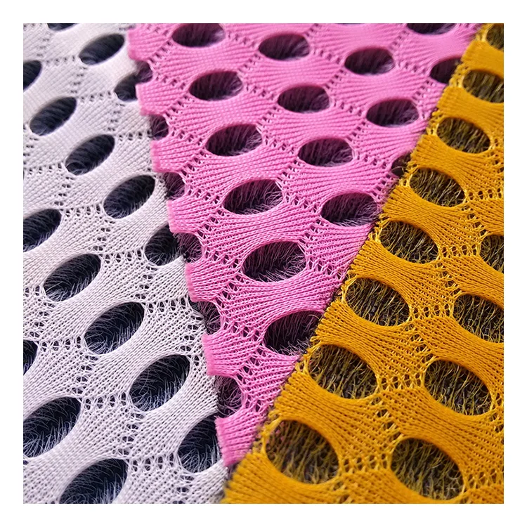Recycled Oem 230Gsm Breathable Stretchy 3D Air Spacer Sandwich Mesh Fabric For Shoe
