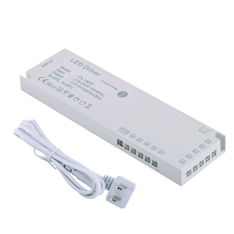176 переменного тока V-265V до 12V 24V 150W Шкаф Светодиодный источник питания склеивание датчик движения трансформатор постоянного напряжения