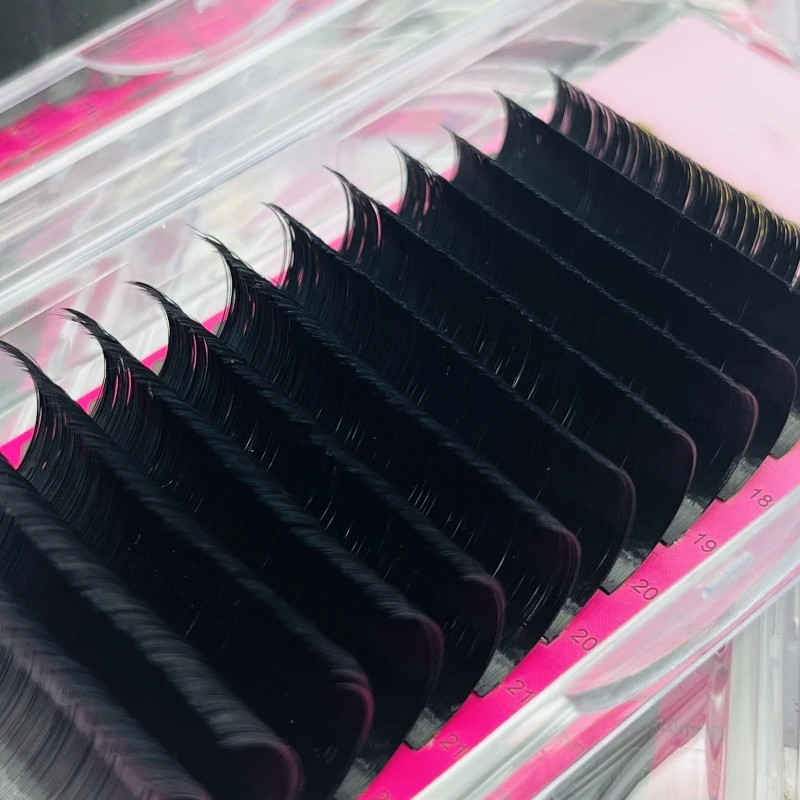Eyelash Extension Supplies Trays Cashmere Matte Black individual lash extensions volume eyelash extension