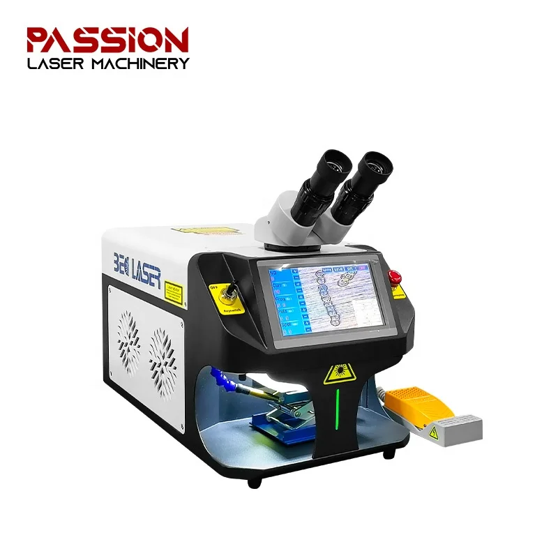 100W New Portable Mini Jewelry Laser Welder YAG Gold Silver Jewelry Laser Spot Welding Machines