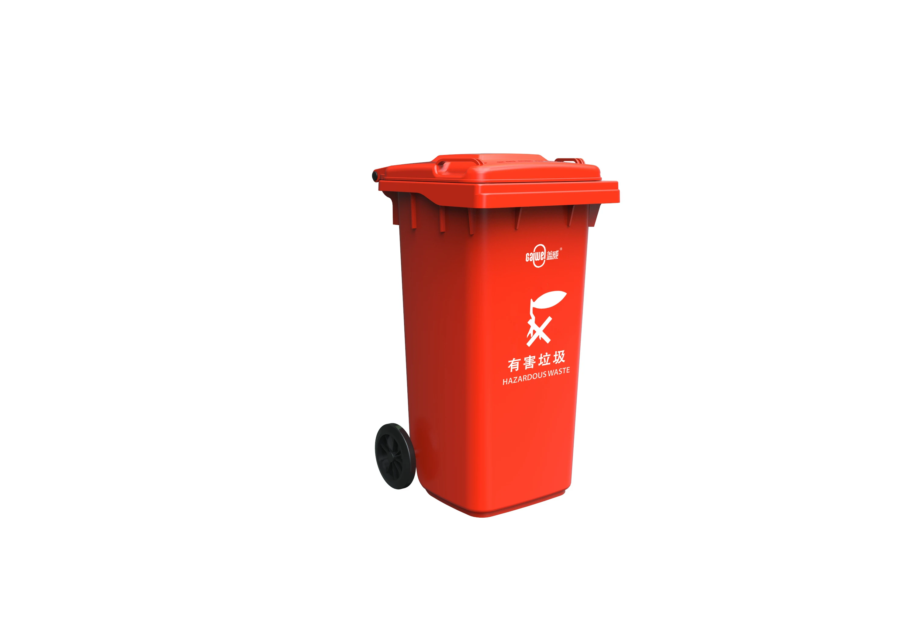 Good price 240 liter plastic waste dustbin garbage wheelie trash can