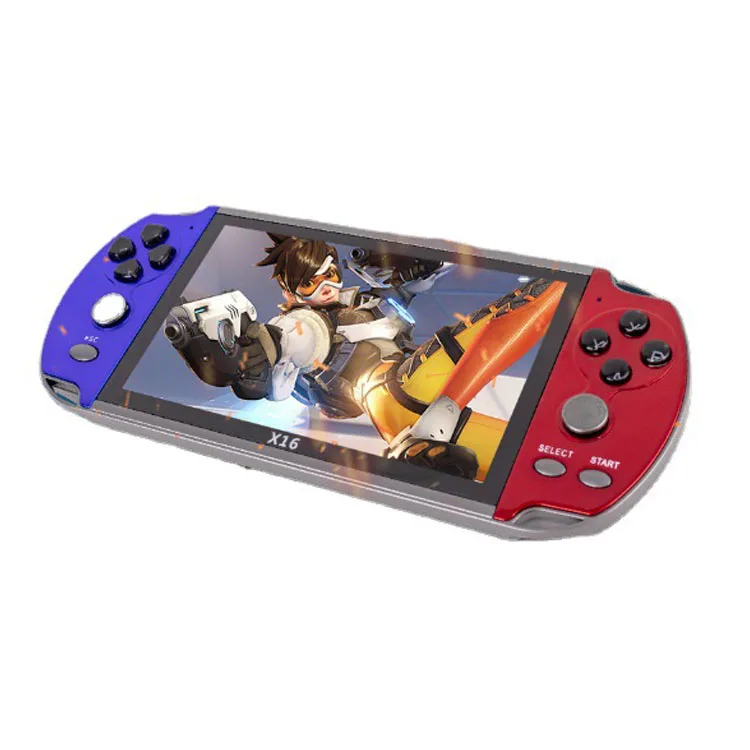 X16 8G Retro Video Game Handheld Game Console Retro Classic TV Games Portable Arcade Video Player 6.5 Inch HD Screen
