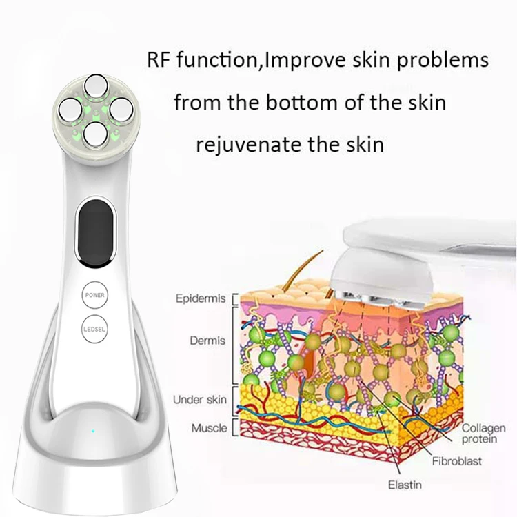 handheld galvanic spa nu electroporator skin tightening face lift microcurrent facial machine galvanic current device