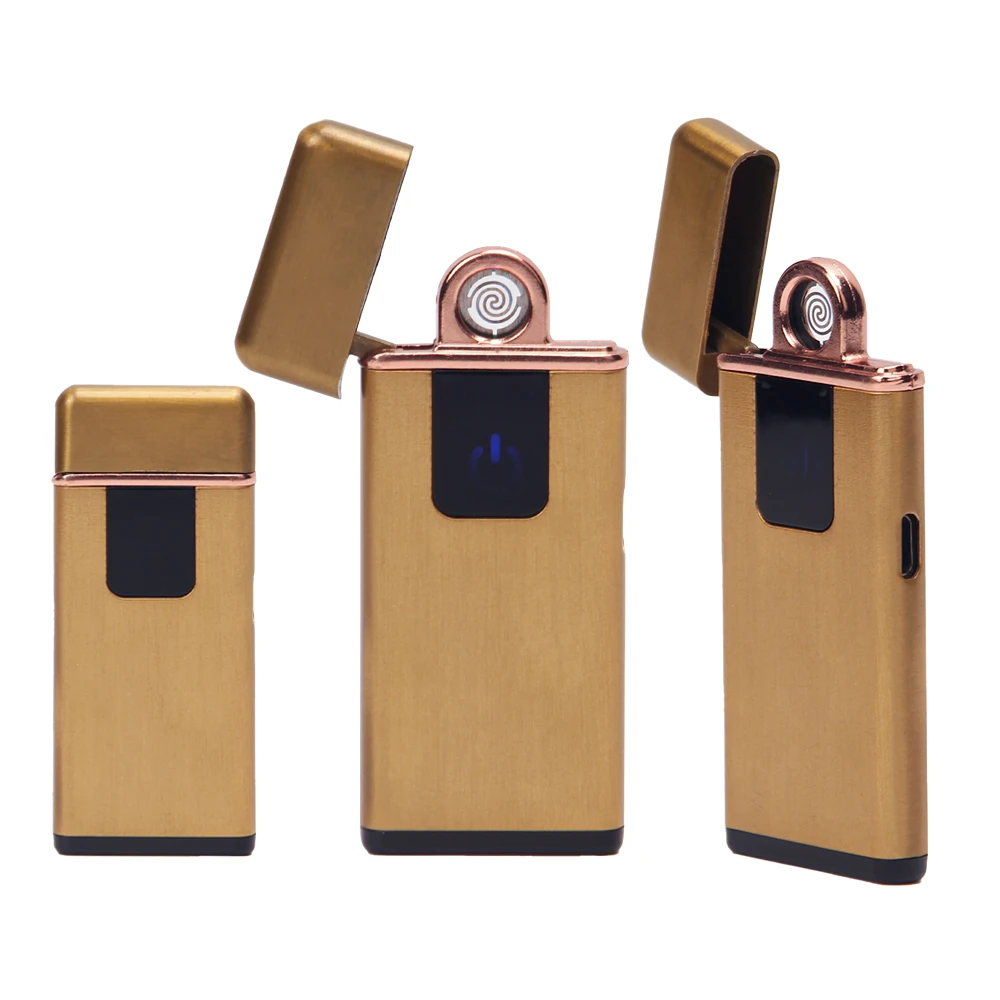 Новинка перезаряжаемая электрическая USB-зажигалка сенсорная Индукционная электронная прикуриватель