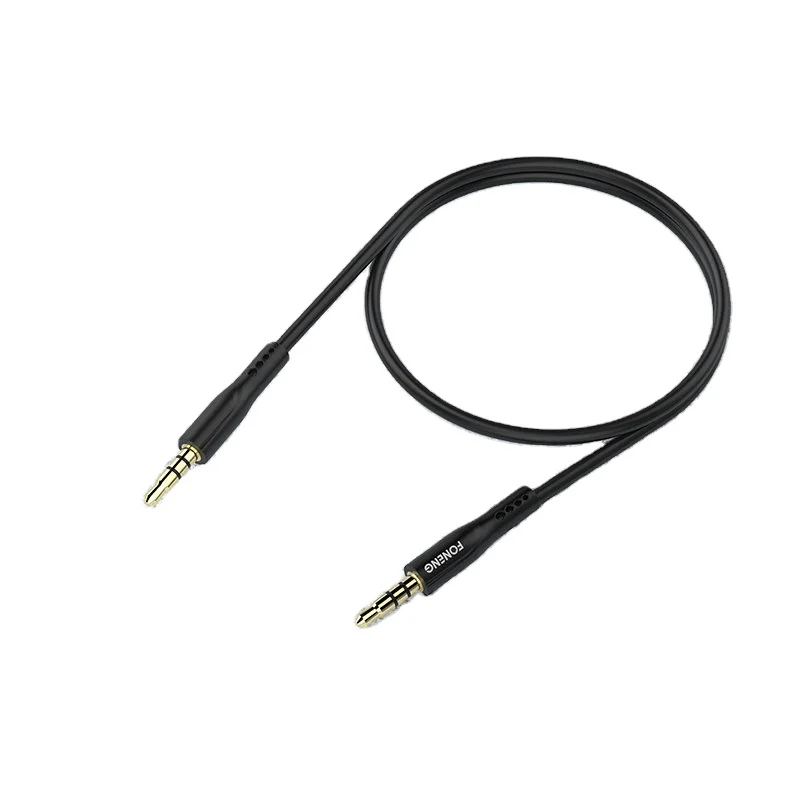 2022 FONENG  wholesale hot sale  new design AUX Audio cable  3.5mm black and white connector good good price