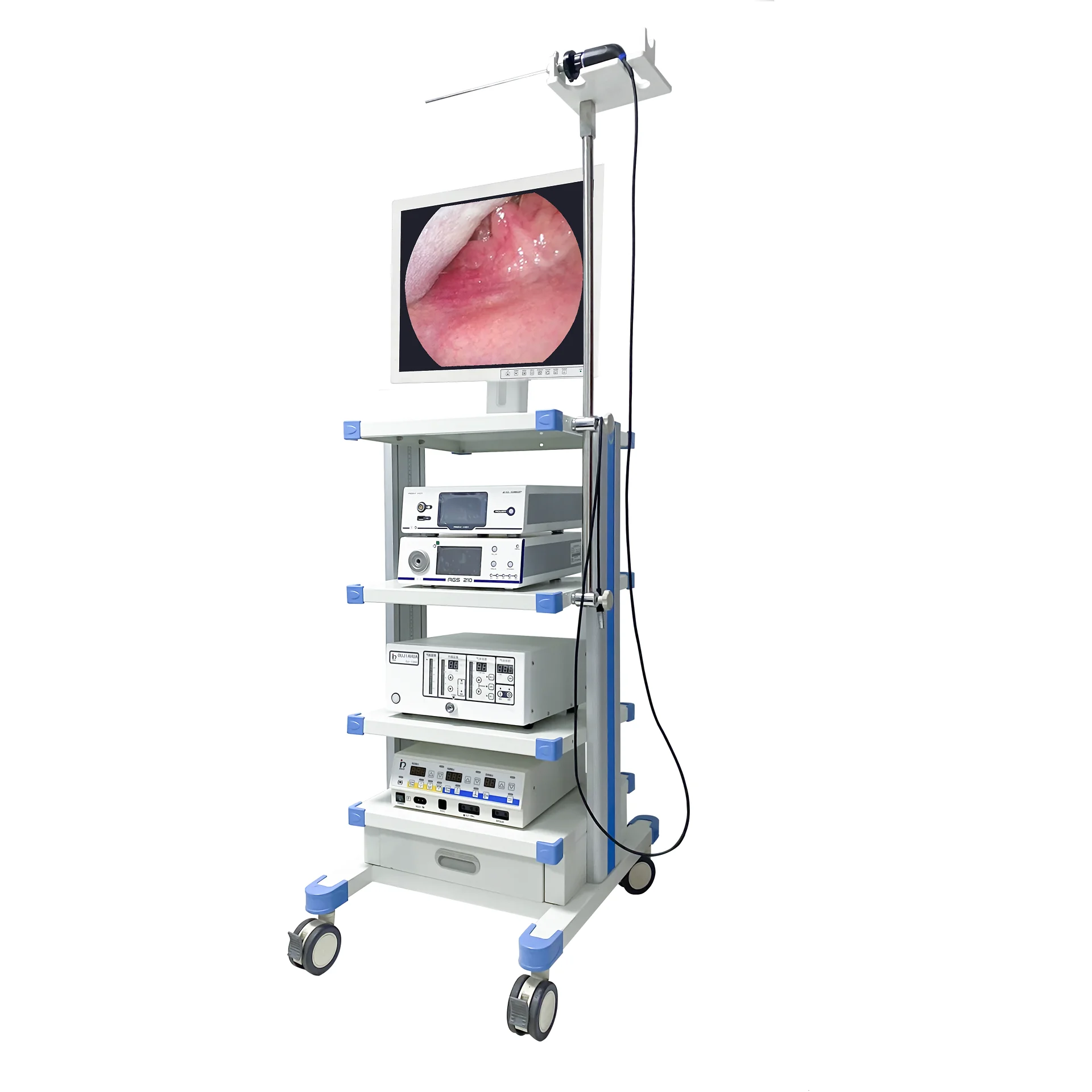 OJH laparoscopy system for endoscopy tower laparoscope system with cold led light source and hd camera