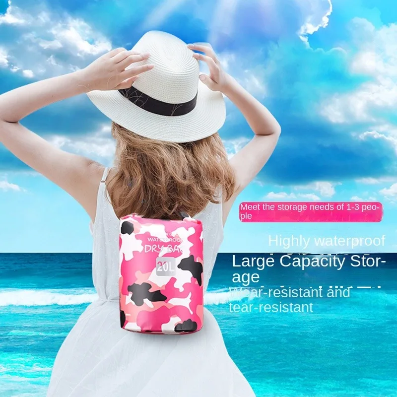 15L 20L 30L lightweight dry sack pvc backpack waterproof bag for sport swimming camping