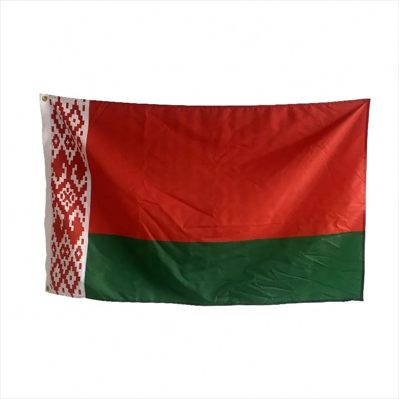Custom Russia  Belarus Flag 100D Polyester 3*5Ft