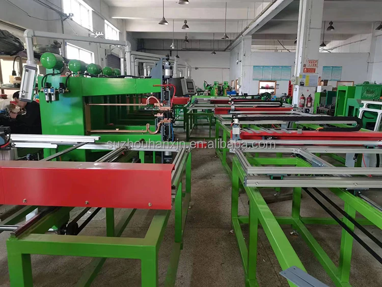 Automatic Resistance Multi Point Welder wire mesh XY Table Spot Welding Machine