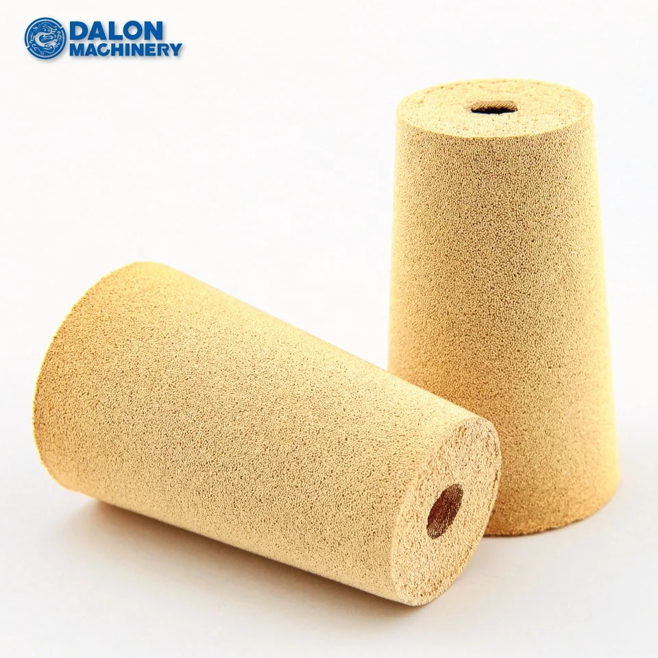 20 micron sintered porous copper bronze conical oil cartridge type fuel filter