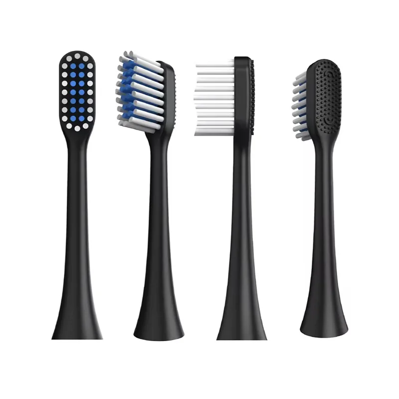 HT8 Rounded Top DuPont Tynex Nylon Soft Bristle Replaceable Replacement Sonic Electric Toothbrush Brush Heads Custom Color