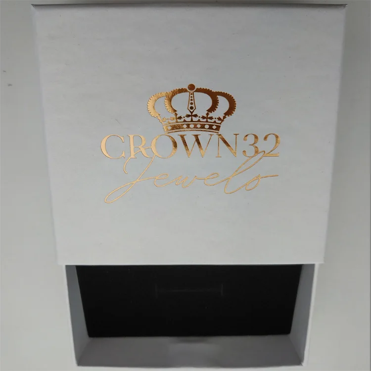 Набор подарочных коробок для упаковки ювелирных изделий стильная бумажная подвеска ожерелье кольцо серьги браслет с напечатанным логотипом под