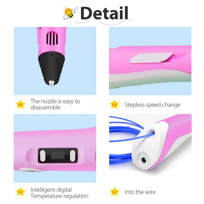 Factory ceramic 3d printing pen 3d drawing pen promotional 3d pen