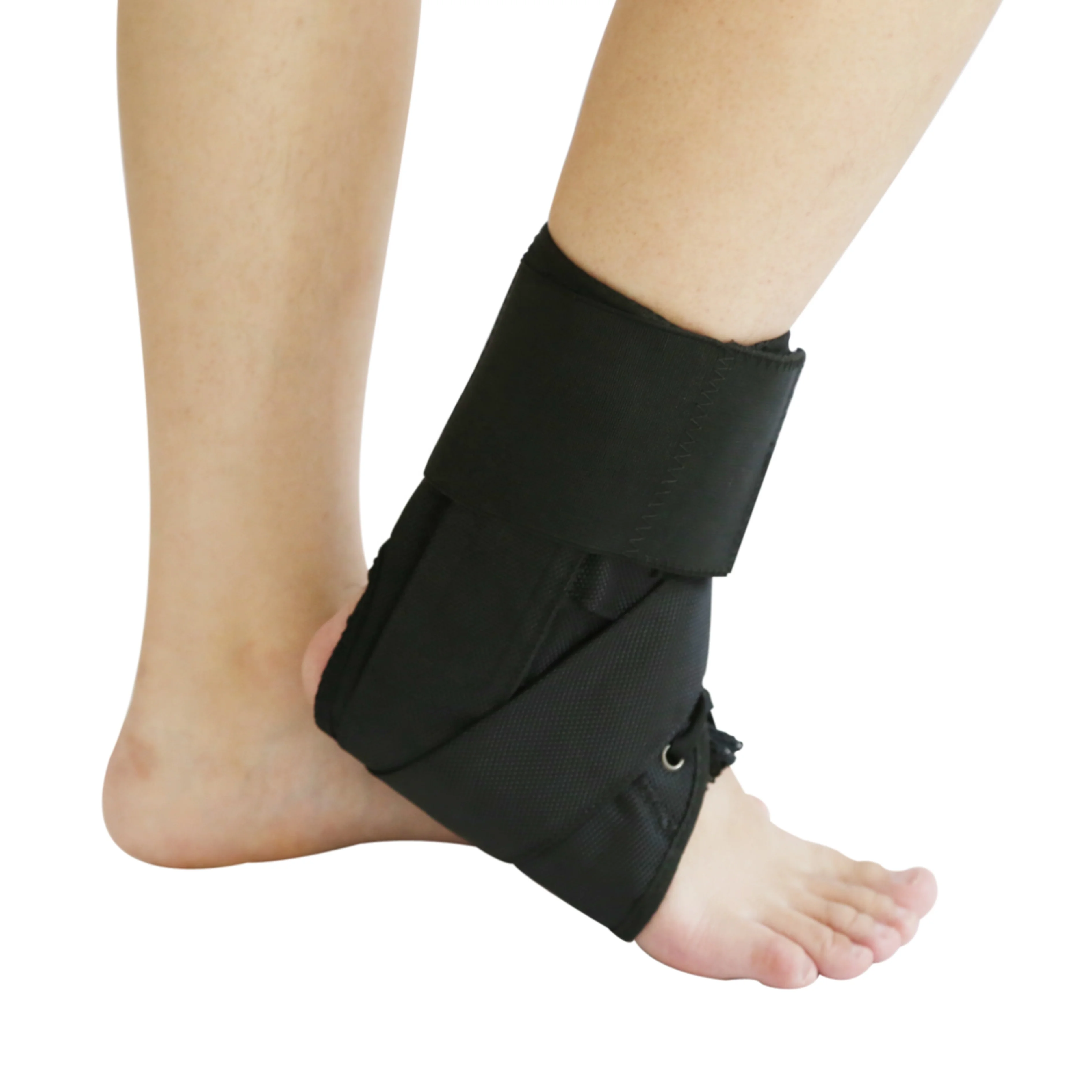 Adjustable Durable  Fabric Orthopedic Lace-up Ankle Brace AK-016