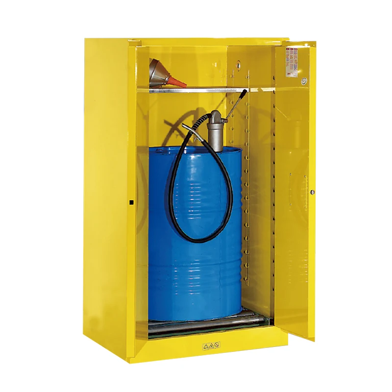 ZOYET вертикальные 200L барабанные шкафы безопасности для хранения масляных барабанов