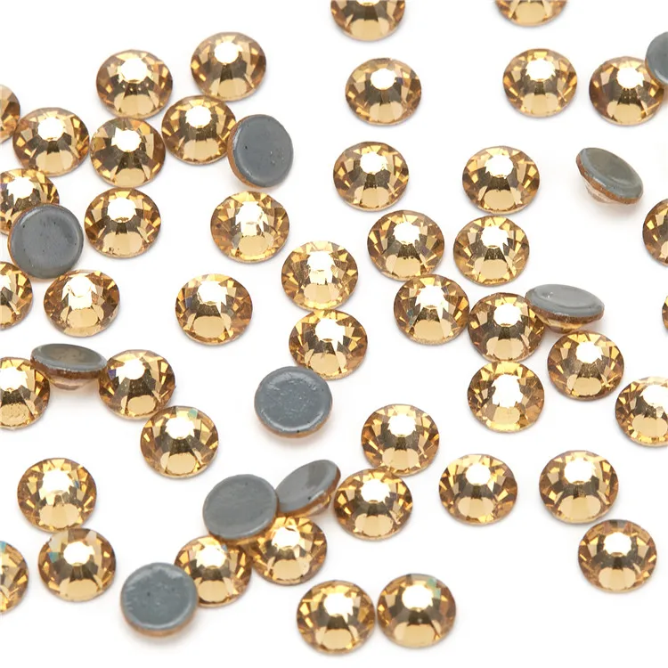 
Lt.Topaz ss8 Austrian Quality Rhinestones Flatback Hotfix On Shoes 