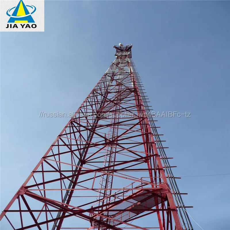 30м 60м 80м радио Wifi антенна ячейка Gsm сотовая самоподдерживающаяся решетчатая телекоммуникационная башня