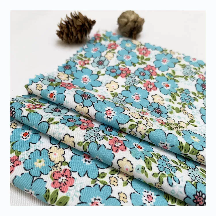 Shaoxing Textile Double Brushed Polyester Fabric Custom Digital Printed Fabric for Clothing