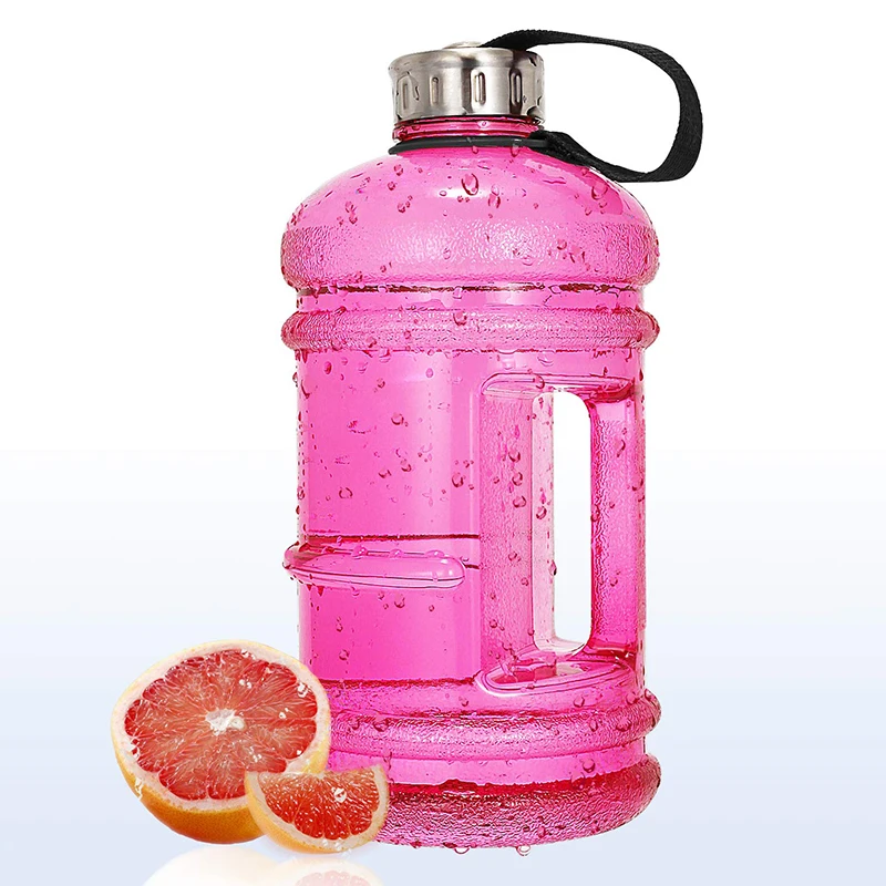 2019 Hot Factory Outdoor PETG Plastic Water Bottles BPA Free Bottla De Agua 2200ml Fitness GYM Sport Water Bottle