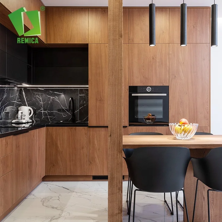 Wood Finish Waterproof Compact Laminate HPL Kitchen Table Top