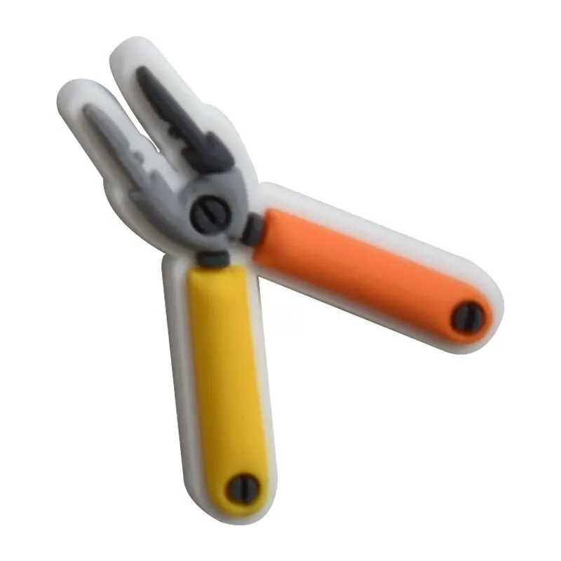 wholesale PVC accessories charms decorations popular Fishing tools shoe lace charms accessories design charms your own logo