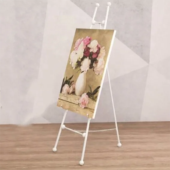 Art Display Pine Wooden Standing Easel Adjustable Artist Easel For Wooden Display Holder