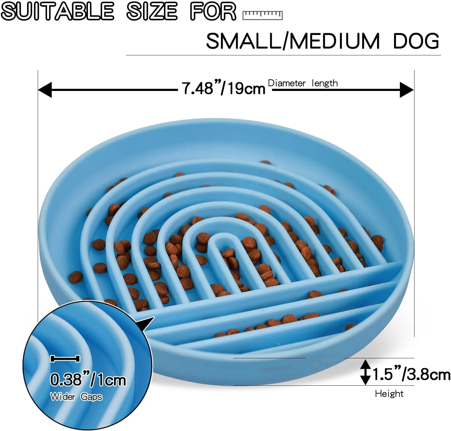 Fun Maze Feeder: New Design Slow Feeding Dog Bowl for Healthier Meals