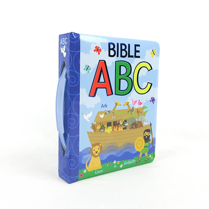 ABC одним словом печать на заказ детская Библия мультфильм развивающая доска книги для детей