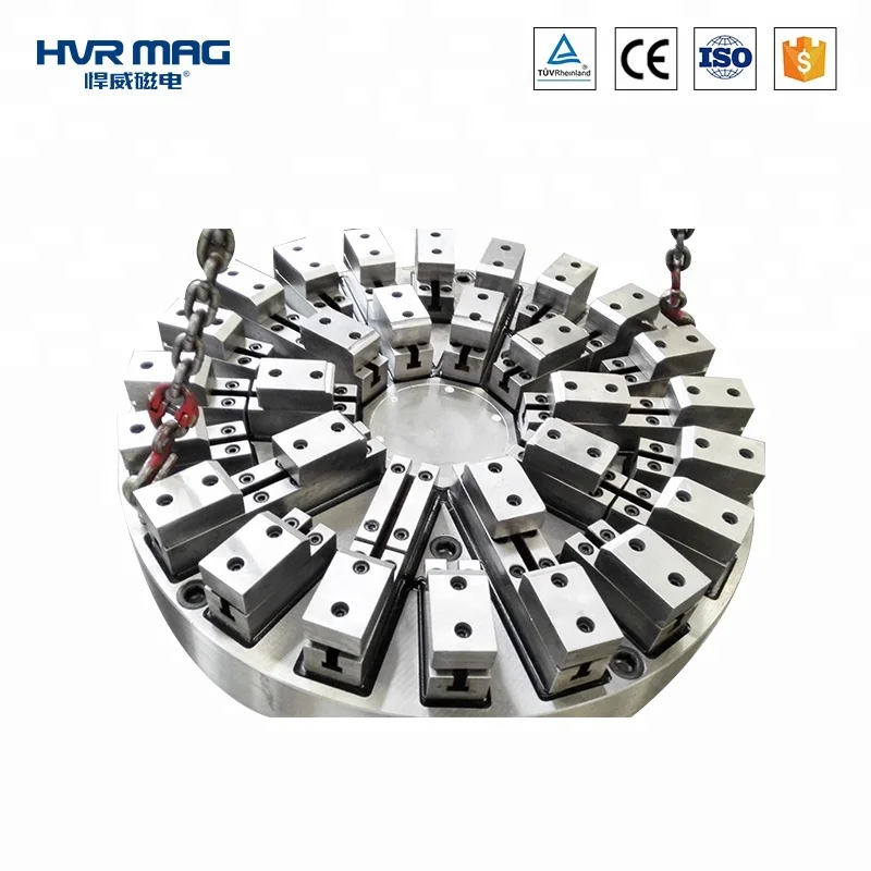 Round Shape Vertical lathe machine Electro permanent magnetic chuck