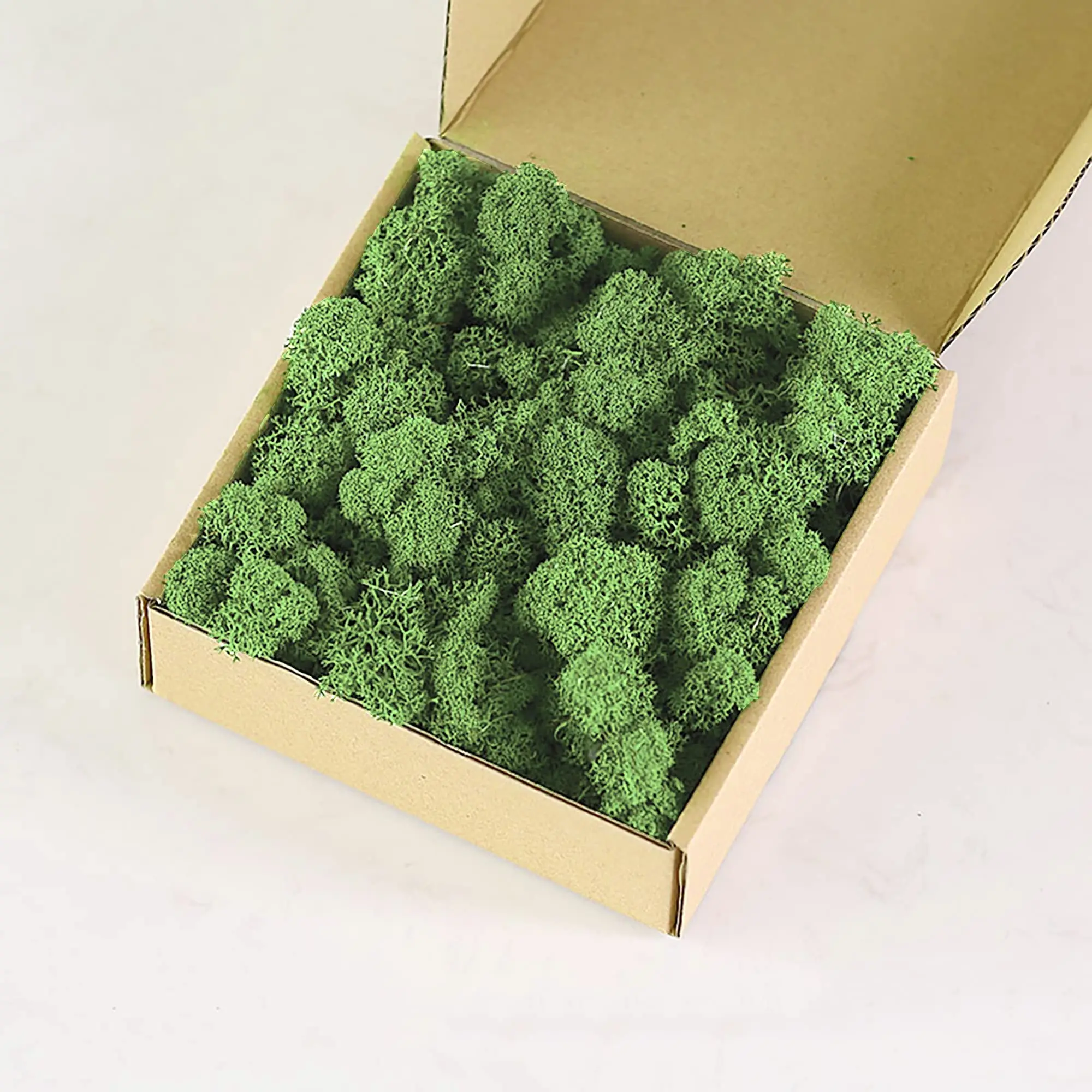 musgo verde para decorar muschio stabilizzato Wholesale moss plant real natural reserved moss wall art custom display moss art