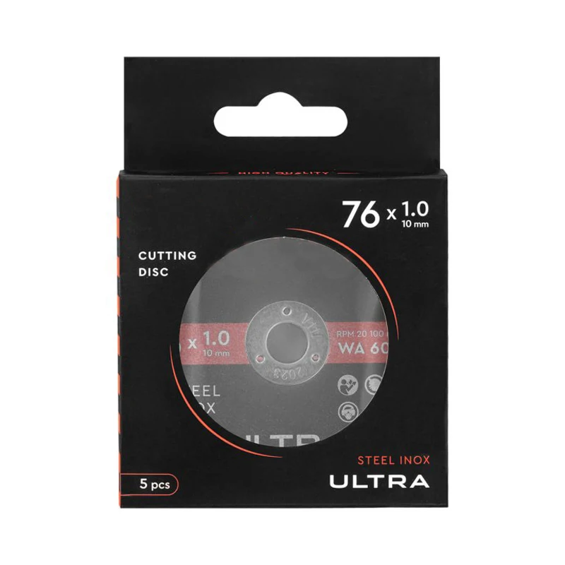 Factory Directly Sale High Quality White Fused Alumina 76mm Abrasive Cutting Disc