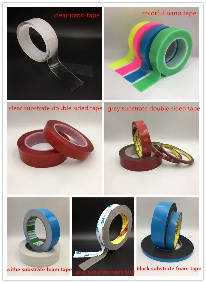 Clear Double Sided Adhesive Tape Heavy-Duty Waterproof Foam Tape Suitable For Rv Led Light Strip