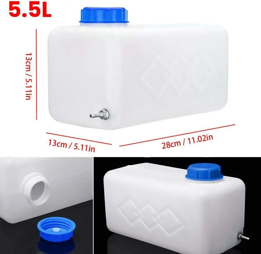 OkyRie Fuel Tank 5.5L 5L Oil Gasoline Diesels Petrol Plastic Storage Canister Water Tank For Boat Car Truck Parking Heater