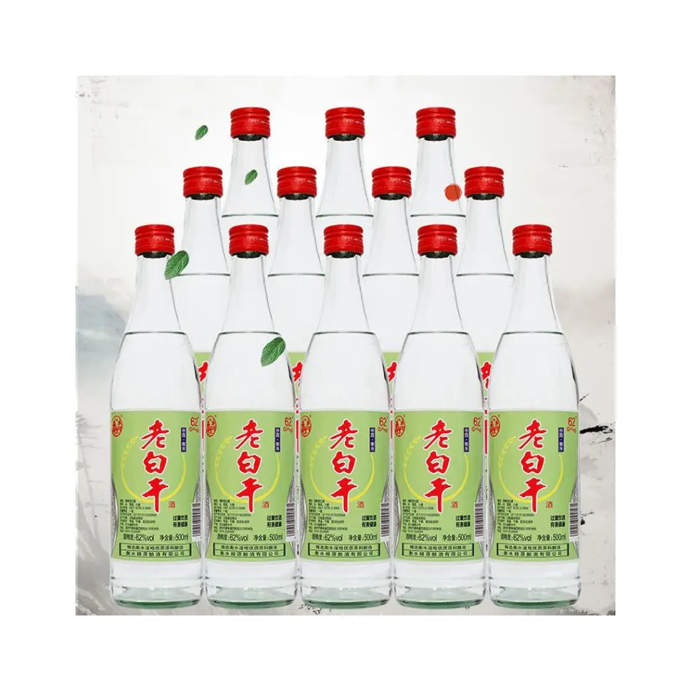 Chinese Supplier 500ml 62%vol Sorghum Wine Special Fresh Flavor Wine