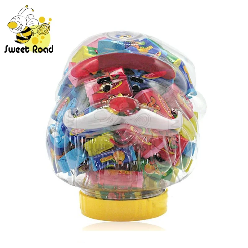 Пузырьковая резинка с тату-наклейкой в рождественских