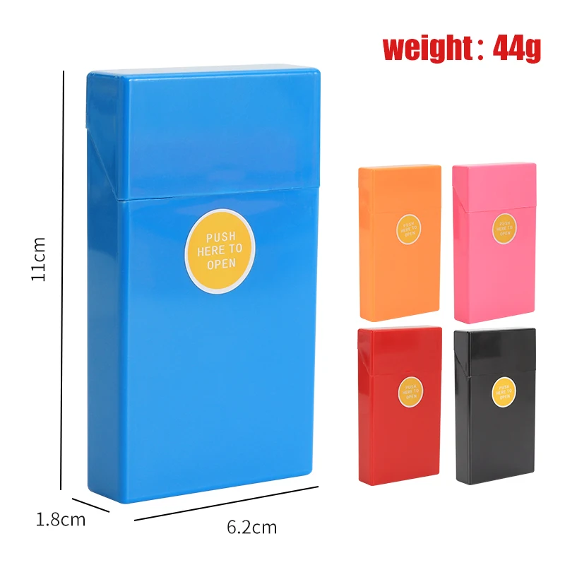 Factory Direct 20pcs Women Fine Cigarette Capacity Automatic Cigarette Box moisture-proof Smoking Accessories Cigarette Case