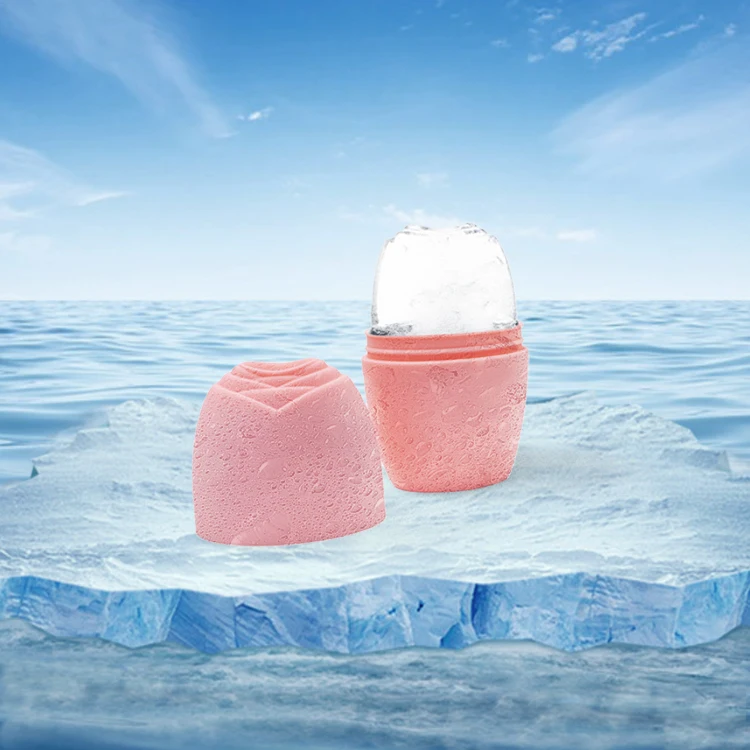 Частная этикетка для охлаждения кожи силиконовый уход за лицом льда основного хода шарообразные, ледяная лицевая куб массаж лица массажер для лица Катание на коньках ролик