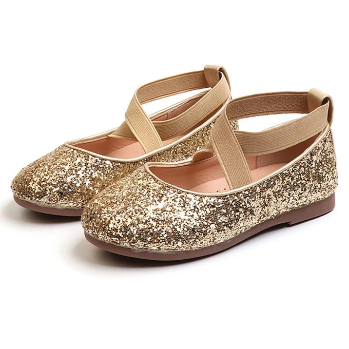 
Fancy Girl Footwear Girls Dance Shoes Flat Kid Show Loafers 