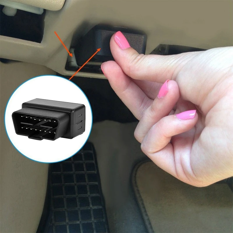 2021 New Arrivals Remote monitoring  OBD2 GPS Tracker small easy hidden mini locator OBD gps for car