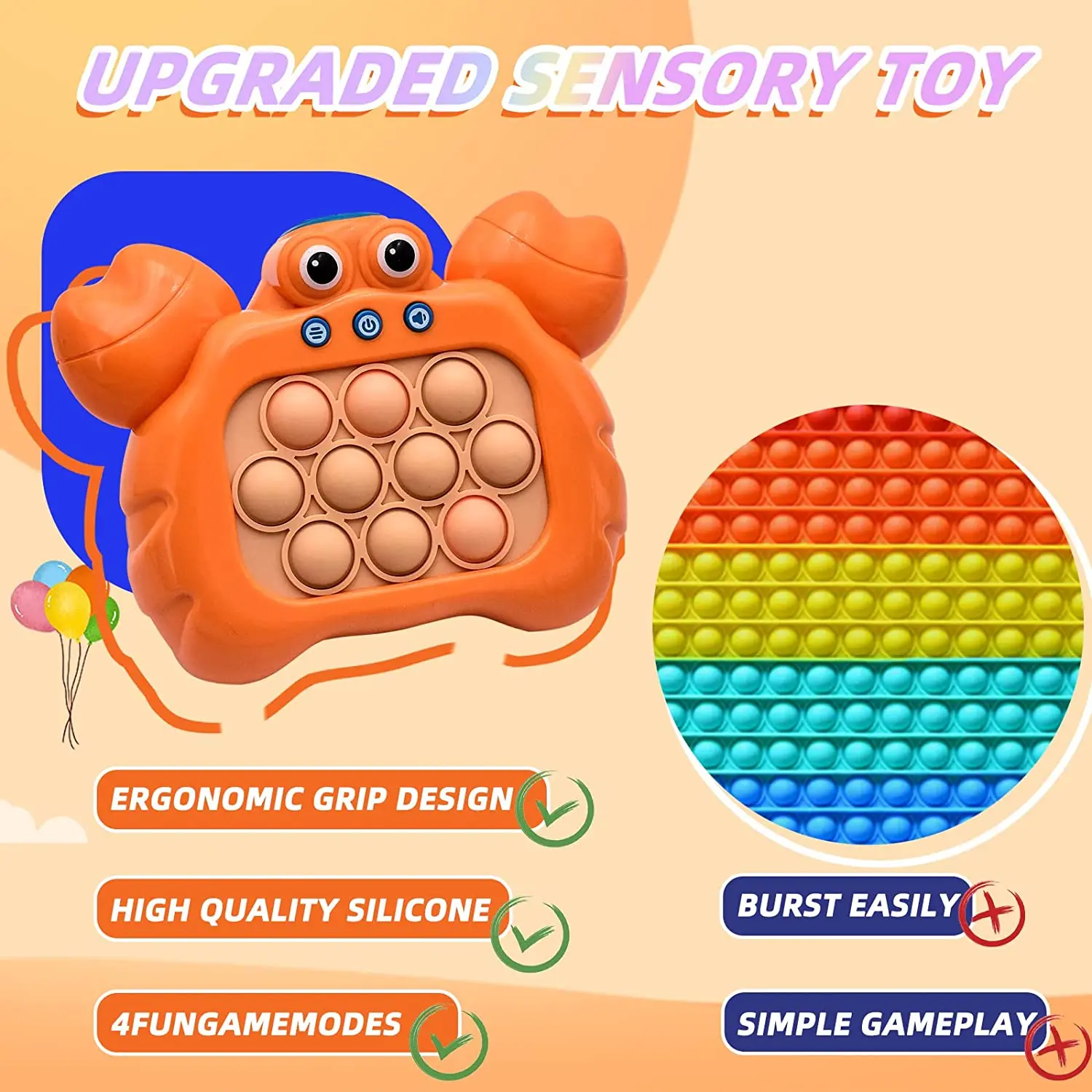 Новая популярная игровая консоль с быстрыми пузырями игрушки антистресс забавные Whac-A-родинки для детей мальчиков и