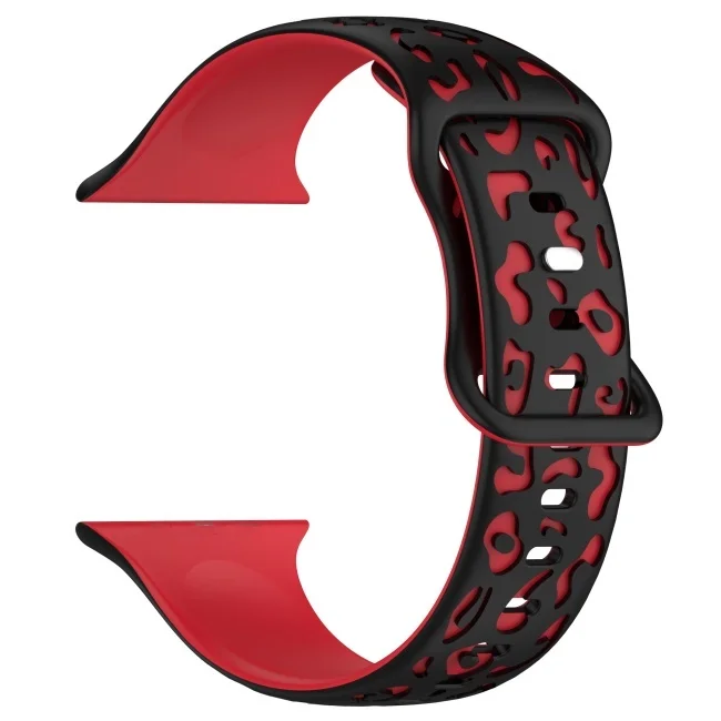 2024 ремешок из мягкой силиконовой резины классический смарт-Спорт несколько моделей узор силиконовый 38/42/44/45/49 мм