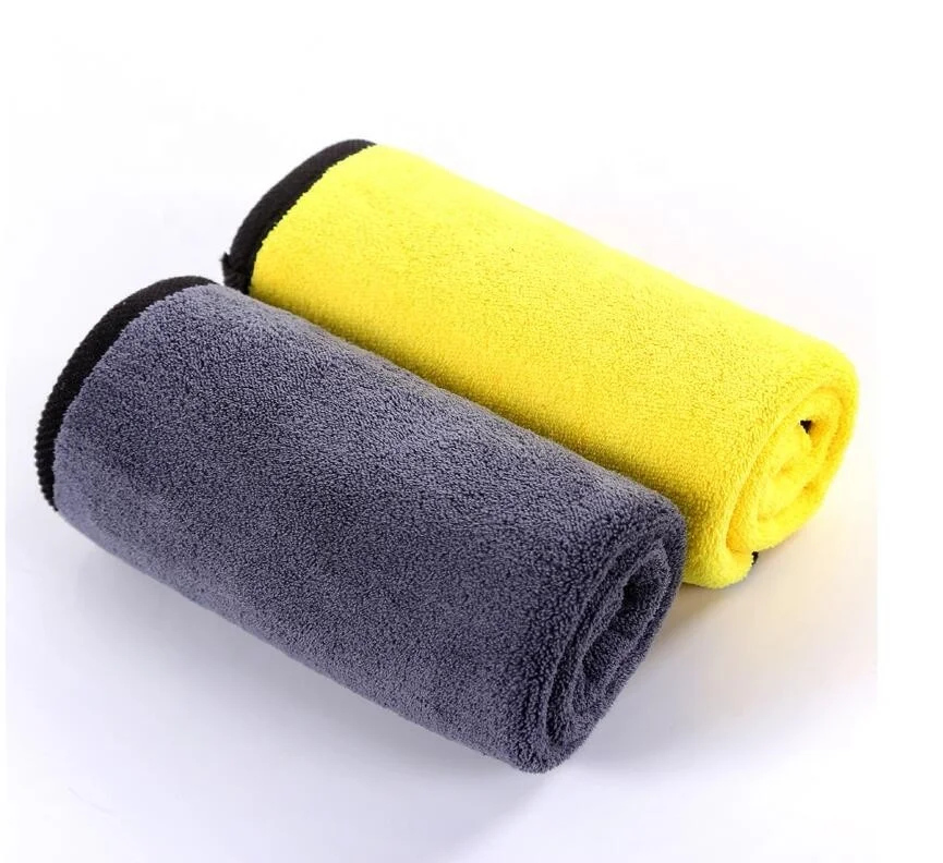 Hot sale custom super absorbent cleaning drying microfiber car wash towel Thick Absorbent Coral Fleece Car Washer Towel
