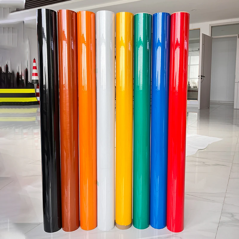 1.24m * 45.7m Engineer Grade 5100 Reflective Sheeting For Vinyl Traffic Signs Glass Beads