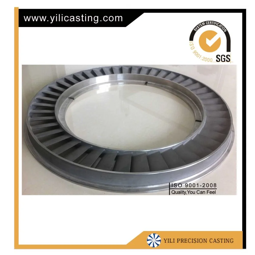 Vaccum casting nickle base alloy used for parts of gas turbine engin turbojet engine parts turbine jet engine